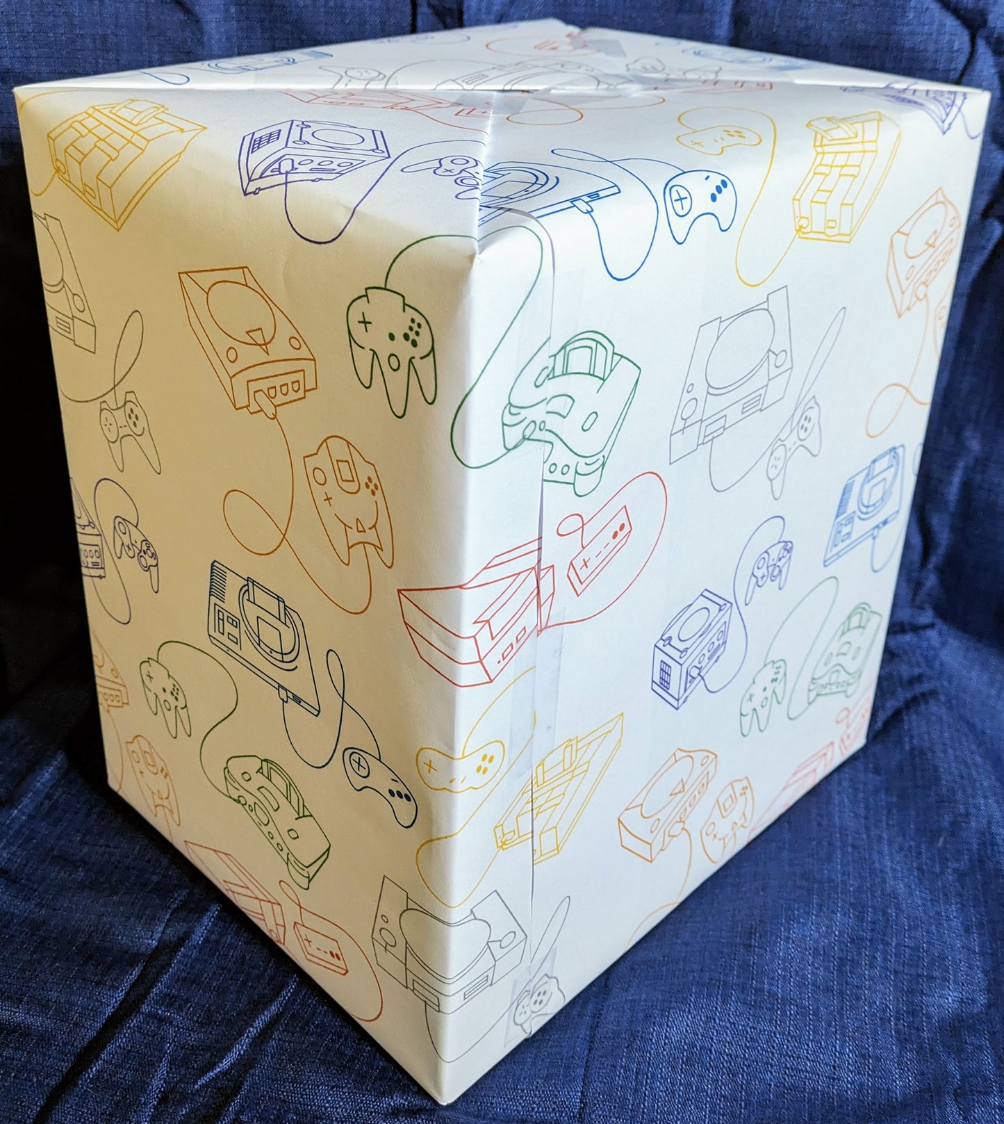 Retro Consoles Wrapping Paper by Coestar