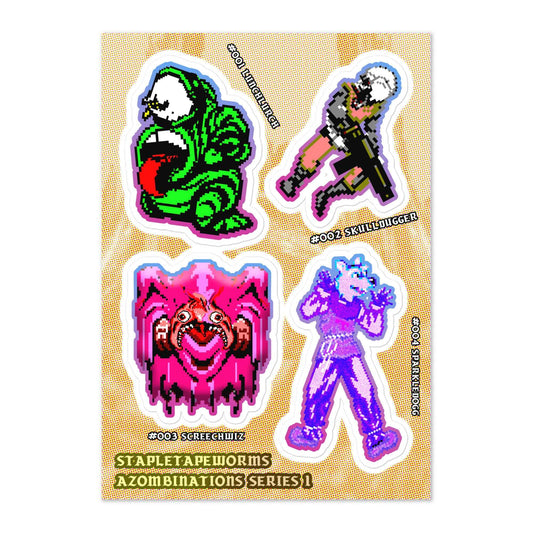 Kiss Cut Sticker Sheet Front
