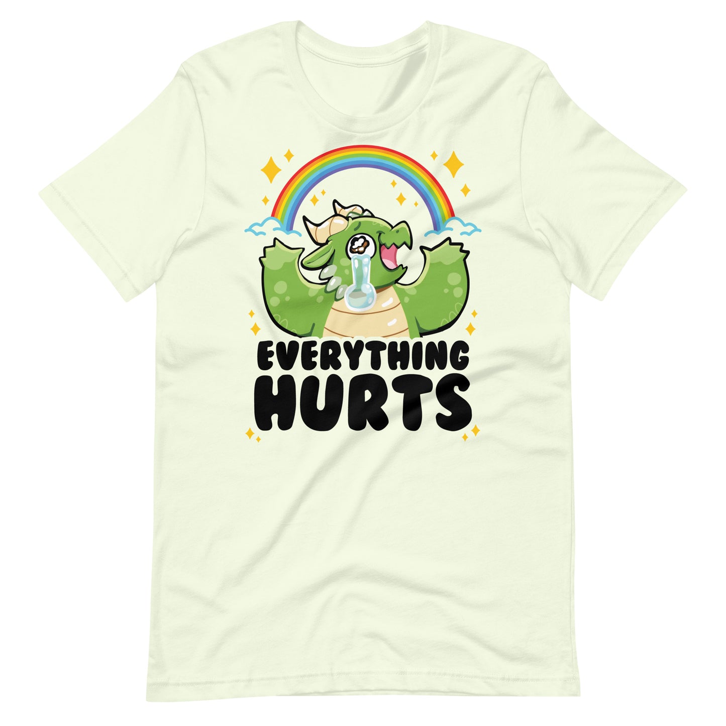 Everything Hurts Unisex T-Shirt by The Shirt Hoard