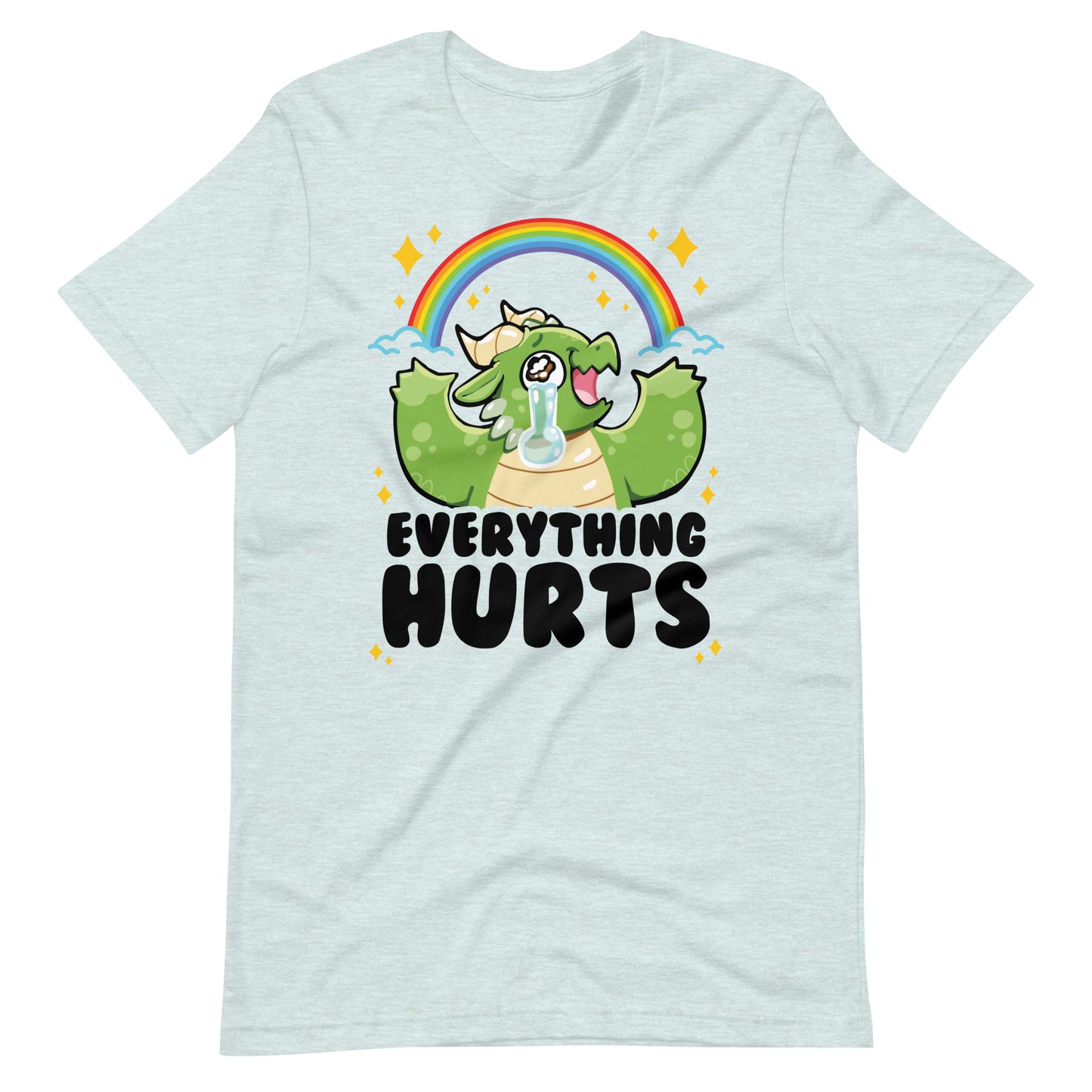 Everything Hurts Unisex T-Shirt by The Shirt Hoard
