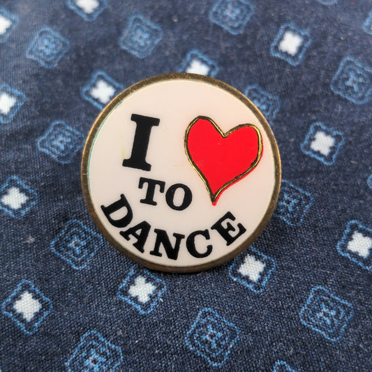 I Love To Dance Enamel Pin