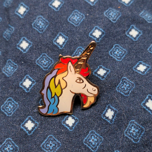 Multicolor Unicorn Enamel Pin