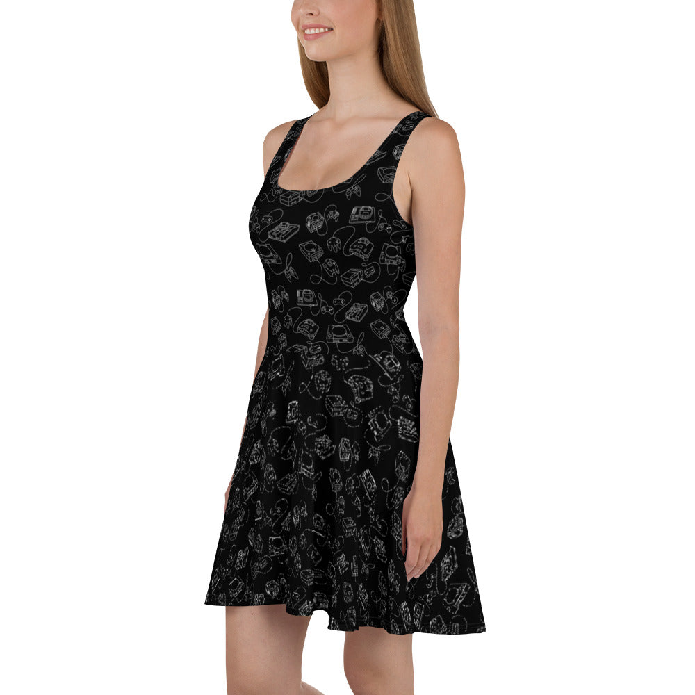 retro skater dress Retro Polka Dot Bats Skater Dress 2XL