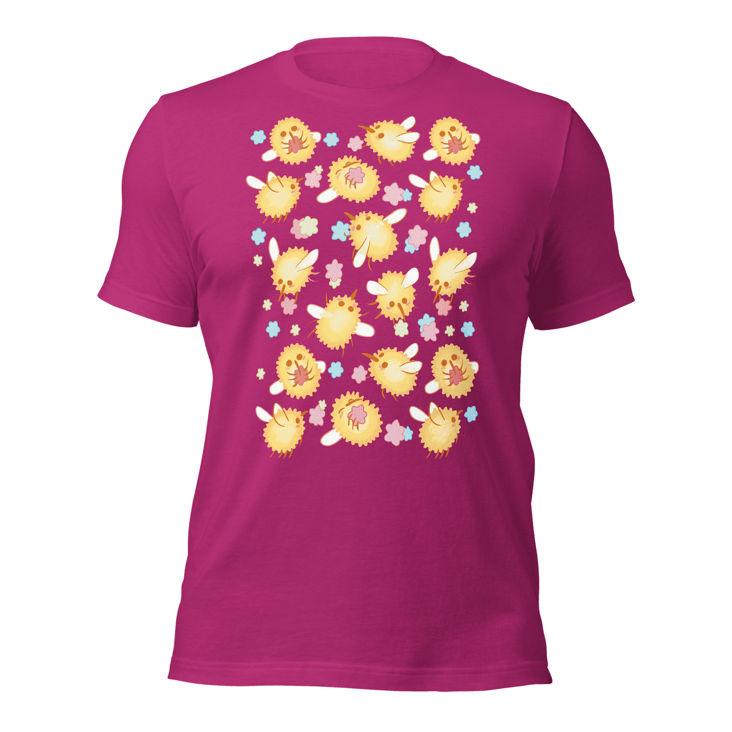 Unisex Staple T Shirt Berry Front